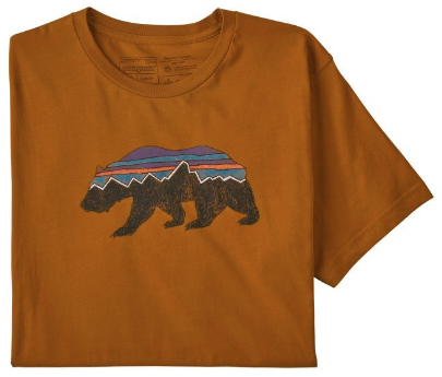 Patagonia - Легкая футболка Fitz Roy Bear Organic T-Shirt