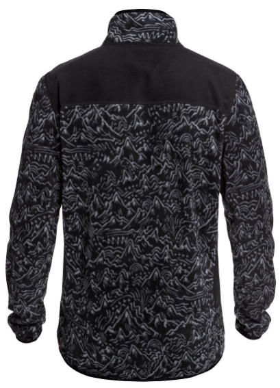 Quiksilver - Утепленный флисовый пуловер на молнии Aker