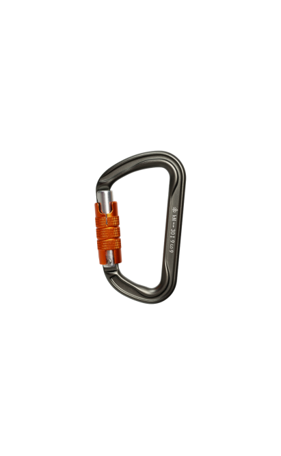 Карабин трапеция с автоматической муфтой Keylock Вертикаль Gray