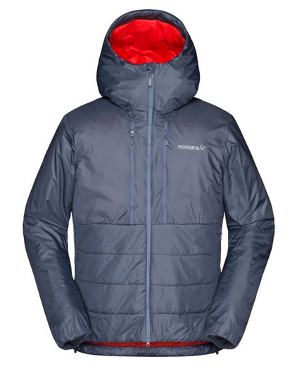 Norrona - Зимняя куртка для мужчин Trollveggen Primaloft 100 Zip Hood
