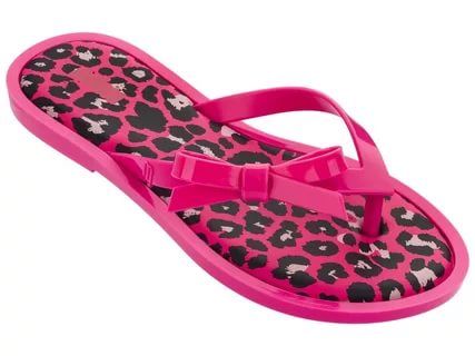 Летние стильные шлепанцы Melissa Flip Flop Animal Print Ad