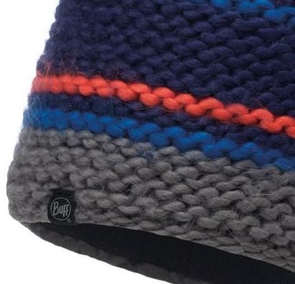 Buff - Мягкая шапка ручной работы Knitted & Polar Hat Dorian Blue Ink
