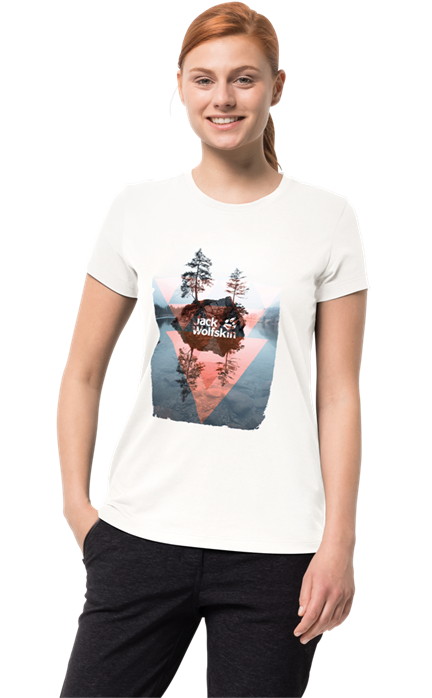 Jack Wolfskin - Женская футболка Lake T women