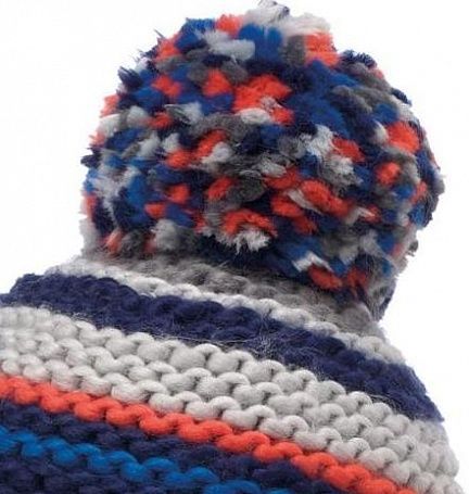 Buff - Мягкая шапка ручной работы Knitted & Polar Hat Dorian Blue Ink