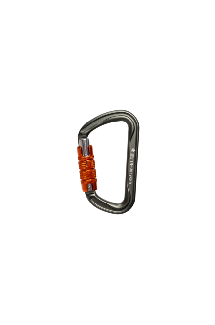 Карабин трапеция трехтактный Keylock Вертикаль Gray