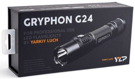 Яркий луч - Компактный дальнобойный фонарь YLP Gryphon G24