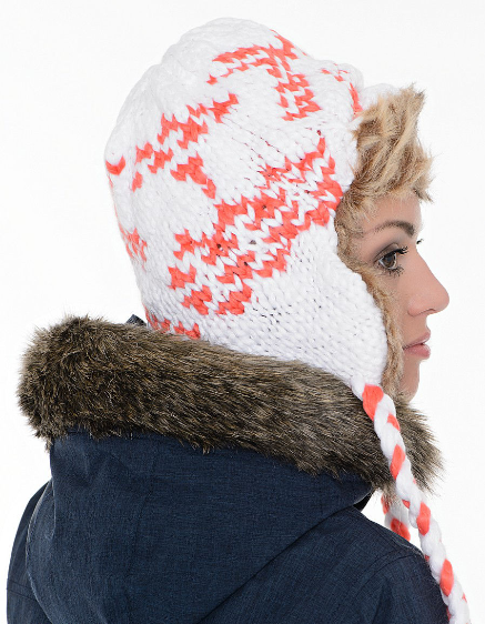 Roxy - Утепленная шапка - ушанка Snow Walk