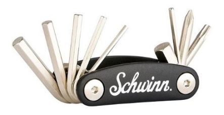 Schwinn - Стильный складной набор шестигранников 9 in 1 Tool