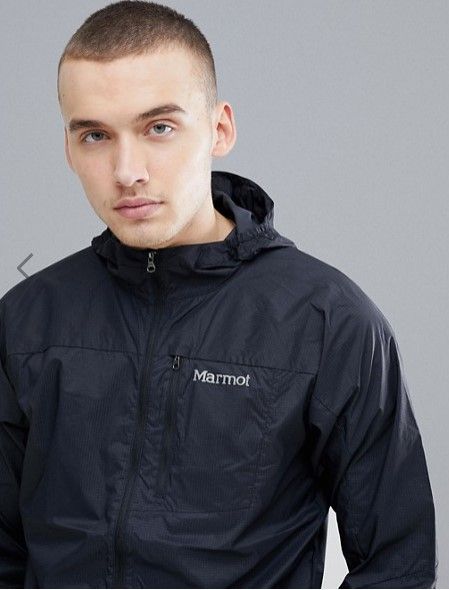 Marmot - Черная куртка с капюшоном Active Air Lite