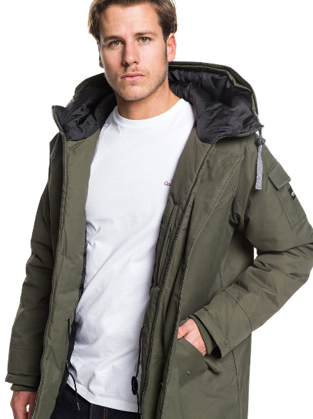 Quiksilver - Мужская удлиненная куртка Kayapa