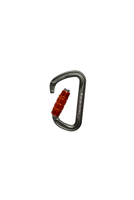 Карабин трапеция трехтактный Keylock Вертикаль Gray