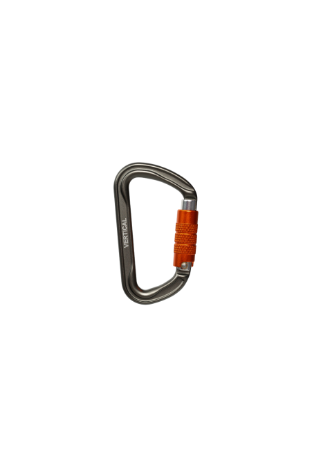Карабин трапеция с автоматической муфтой Keylock Вертикаль Gray