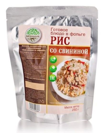 Кронидов - Хороший готовый продукт Рис со свининой