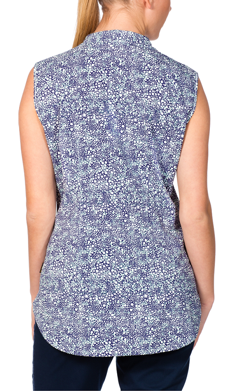 Jack Wolfskin - Рубашка стильная женская Wahia Print Sleeveless Shirt W