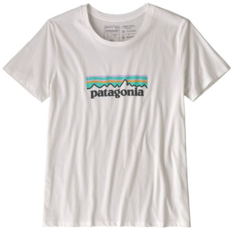 Patagonia - Женская футболка Pastel P-6 Logo Organic Crew T-Shirt