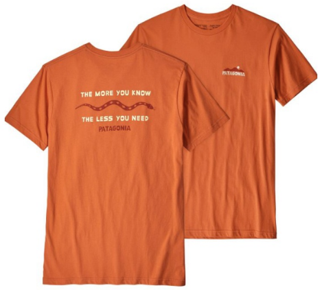 Patagonia - Легкая футболка The Less You Need Organic T-Shirt