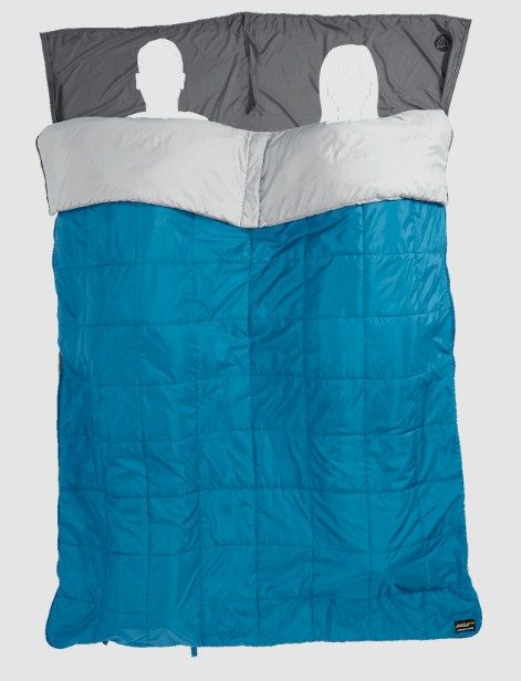 Прямоугольный спальник с левой молнией Jack Wolfskin 4-in-1 Blanket +5 (комфорт +9)