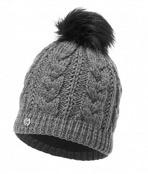 Buff - Стильная шапка Knitted & Polar Hat Darla Grey Pewter