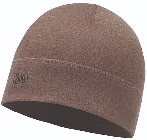 Buff - Шапка легкая Lightweight Merino Wool Hat Solid Walnut