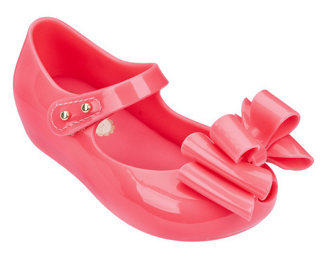 Яркие детские туфли с бантиком Melissa Ultragirl Sweet III Bb