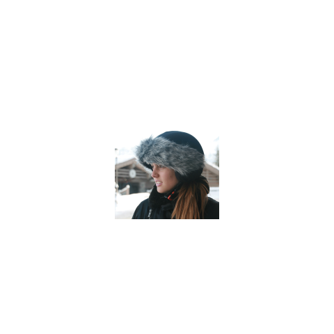 Аксессуар на шлем с мехом Coolcasc E002 Grey Fur