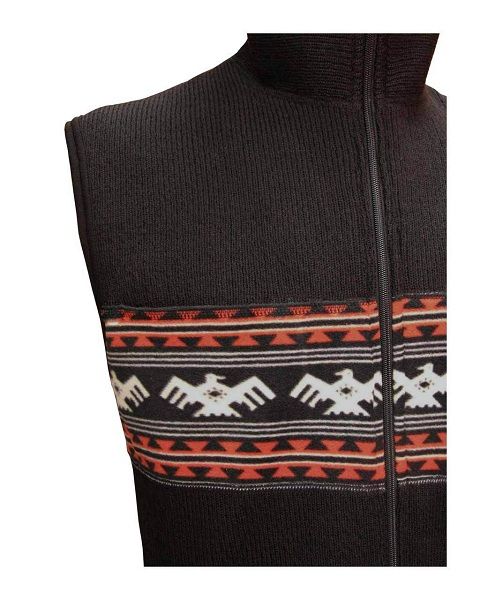 Жилет шерстяной с подогревом и капюшоном мужской Redlaika Arctic Merino Wool RL-TM-08 (2600 мАч)