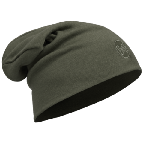 Buff - Шапка удлиненная Heavyweight Merino Wool Loose Hat Solid