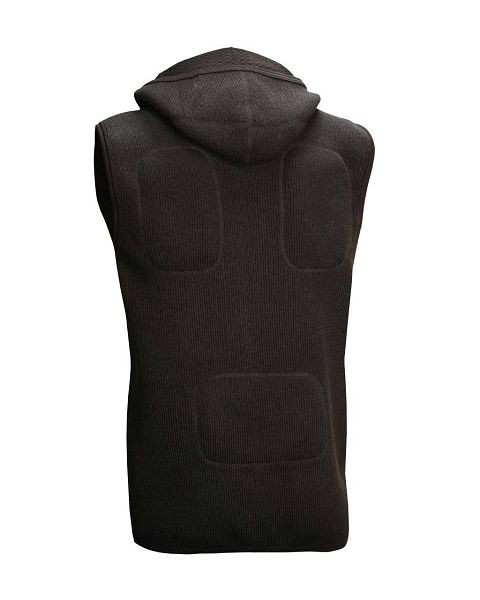 Жилет шерстяной с подогревом и капюшоном мужской Redlaika Arctic Merino Wool RL-TM-08 (2600 мАч)