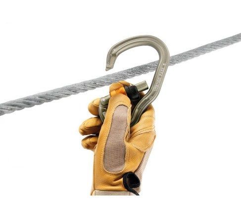 Алюминиевый карабин Petzl Vertigo Wire-Lock Park