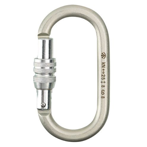 Вертикаль Карабин овал стальной  "люкс" с муфтой (килок)