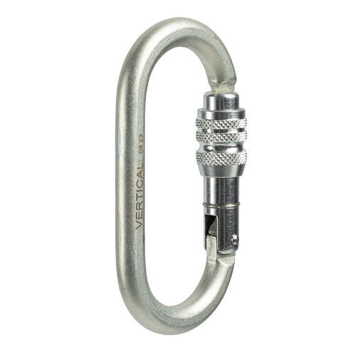 Вертикаль Карабин овал стальной  "люкс" с муфтой (килок)