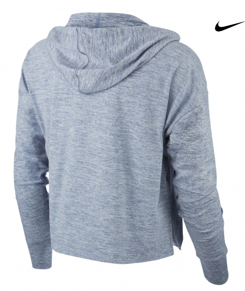 Толстовка Nike W NK Yoga Jersey Crop Hoodie