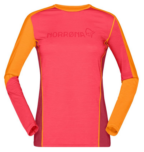 Norrona - Женская футболка с длинным рукавом Equaliser Merino Round Neck