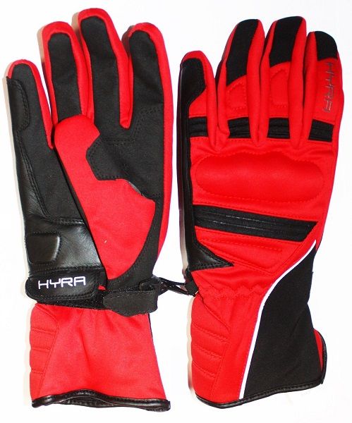 Hyra - Мужские горнолыжные перчатки Gloves Men Softshell/Leather