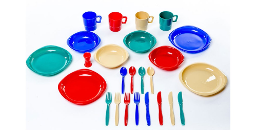 Tramp - Набор посуды пластиковой на 4 персоны