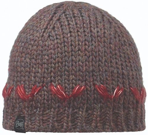 Buff - Стильная зимняя шапка Knitted Hats Buff Lile Brown