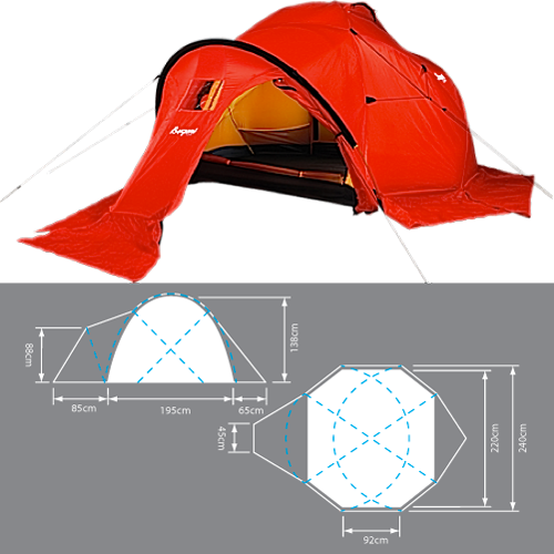 Bergans - Палатка Helium Dome