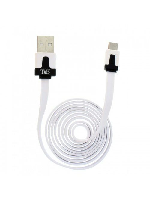 T'nB Accessories - Кабель USB / microUSB CBFLAT1WH для зарядки и синхронизации