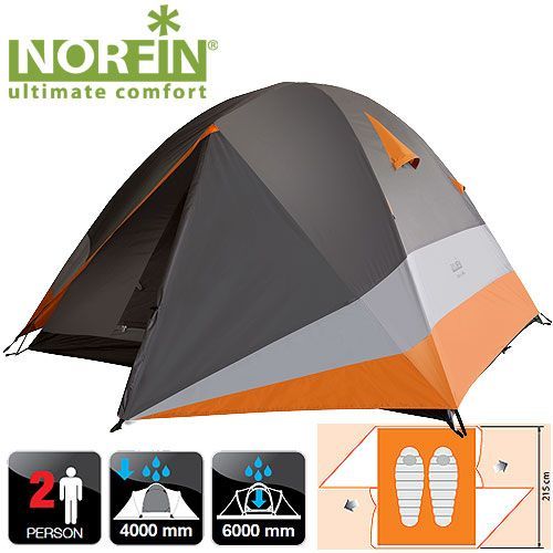 Norfin - Палатка 2-х местная Begna 2 NS (алюминиевые дуги)