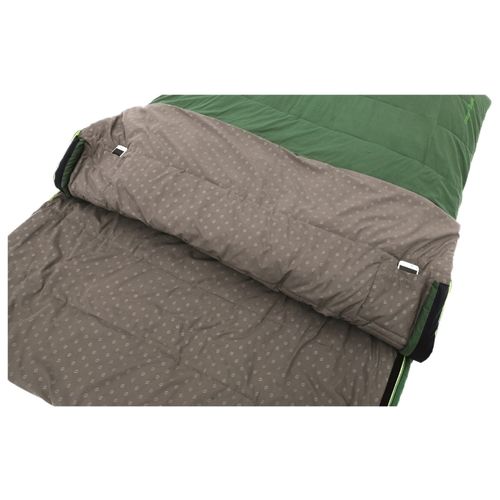 Outwell - Двухместный спальный мешок, одеяло с подголовником Colosseum Double (комфорт +13 С)