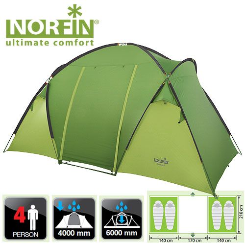 Norfin - Кемпинговая палатка Burbot 4 NF