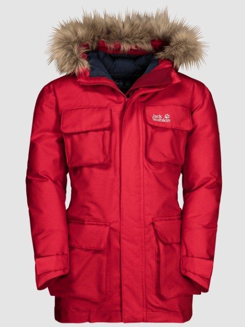 Теплая детская куртка для зимы Jack Wolfskin Ice Explorer Jacket Kids