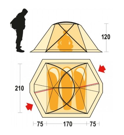 Ferrino - Походная палатка Tent Svalbard 3.0