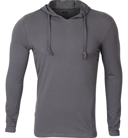 Сплав - Эластичная мужская футболка с капюшоном L/S stretch