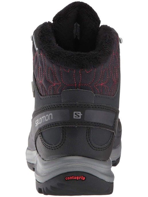 Ботинки зимние Salomon Shoes Kana Cs Wp 2 Phantom/Bk/Beet Red