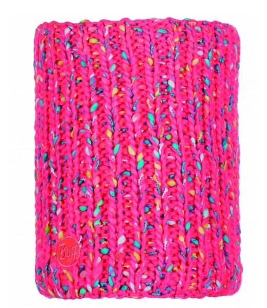 Buff - Шарф флисовый Knitted & Polar Hat Yssik Pink Fluor