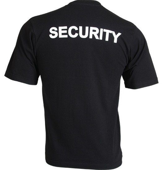Сплав - Форменная мужская футболка с надписью (охрана)