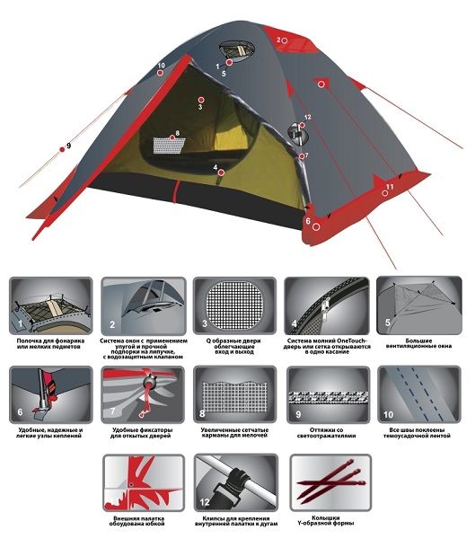 Tramp — Палатка экспедиционная Rock 4