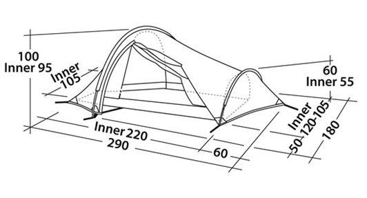 Robens - Палатка ультралегкая для пары Challenger