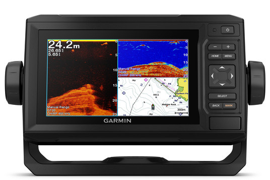 Garmin - Комбинированный эхолот-картплоттер EchoMap Plus 62cv GT20 с датчиком